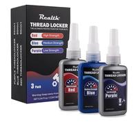 Thread locker Blue and Red & Purple | 150ml Low Medium and High Strength Threadlock | Lock & Seal Nuts Bolts - Against Losening and Leakage