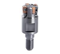 Thread-Locking Type EXN02R 8 10 12 13 1714 15 Tool Holder for CNC Rod Double Sided Milling Blade LNMU0202 Mill Chuck Holder(EXN02R 12-M6-03)