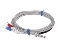 Thread M6 Screw Probe Temperature Sensor Thermocouple K Type Measuring 0-400 Degree 2m Cable 1Pcs (Cable 4m)