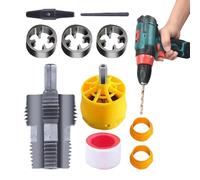 Thread Maker Tool Set,1/2 Inch 3/4 Inch 1 Inch Thread Tap Kit - Pipe Tap Die Set, Reusable Pipe Threader Plumbing Tool For PPR Water Pipe Or PVC Pipe