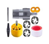 Thread Maker Tool Set - Manual Water Pipe Tap Kit, Hand-Operated Plumbing Cutter | Precision Groove Brass Steel Piping, Flow-Control Former Workshop Fittings, Renovation Restoration Applications