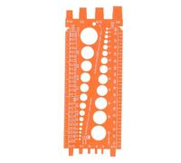 Thread Pitch Gauge Plastic Nut Bolt Identifier Tool Screw Size Checker for Workshop