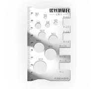 Thread Pitch Gauge,Screw Size Chart Thread Gauge,Measurement Tool for Screw,High Precision Screw Size,Thread Gauge Metric and Imperial,Screw Checker,Screw Measuring Tool,Screw Thread Gauge Tool