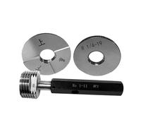 Thread Plug Gage Set, 1pcs Taper Pipe Thread Plug Gauge R Ring 55 Degrees RC/R Measure Tool(45699,R Pipe Ring Gauge)