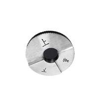 Thread Plug Gage Set, 1pcs Taper Pipe Thread Plug Gauge/Ring Gauge Measure Tool NPT1/16-27 1/8 1/2 3/4 3/8-18 1'' NPT2'' 3'(Npt 1-11.5,Thread Ring Gauge)