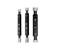 Thread plug gauge 6G M18-M31 Gcr15 Steel Gage Metric Fine Thread Plug Gauge X 0.5 0.75 1 2 3 Measure Tool 1pcs(M26,X 1.0)