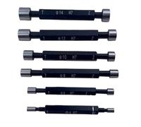 Thread Plug Gauge H7 pass stop gauge,Plain plug,Smooth,double headed,Go and No,measuring 19 20 21 23 25 30 35 36 39 40(39)