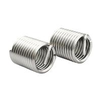 Thread Repair Insert,20pcs M5*0.8 * 0.5D~5D 304 Stainless Steel Wire Sleeve Bushing Screw Coil Nut(1D)