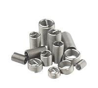 Thread Repair Insert,20pcs M7 X 1.0 1D~3D 304 Stainless Steel Wire Sleeve Bushing Screw Coil Nut(M7x1x1D)
