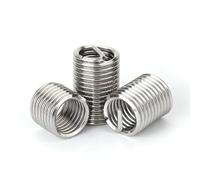 Thread Repair Insert, Wire Inserts M2M3M6M8M10 304 Stainless Steel Screw Sleeve Bushing(50pcs,M2x0.4x3D)(50pcs,M3x0.5x2.5D)