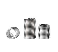 Thread Repair Insert, Wire M2 .5 M3 M4 M5 M6 M8 M10 M12 M14 M16 304 Stainless Steel Screw Sleeve(2D,M4x0.7 10pcs)(1D,M2.5x0.45 10pcs)