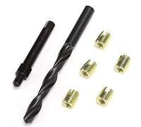 Thread Repair Kit M8 x 1.25 Self Tapping Thread Inserts Tool Set for Automobiles, Rail Car, Home Appliances