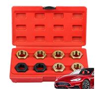 Thread Repair Kit | Metric Restorer Kit Thread Chaser Set,Hex Tap Die Tapping Accessories Rethreading Repair Tool for Nuts & Screws