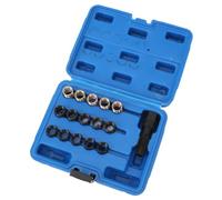 Thread Restoration Tool,Repair Spark Plug Thread Kit,Carbon Steel M14x1.25, M16x1.25 Tap, for Automotive Engine Repair, with Tool Box for Storage