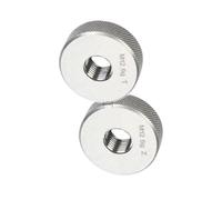Thread Ring Gauge M2-M30 GO/NO GO Metric Gage - High Precision External Screw Thread Test Tool 1 Set(M10x1)