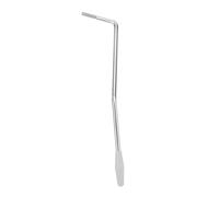Thread Silver 5.0mm Guitar Tremolo Arm with White Rocker Cover | Single Arm for Electric Guitar Bridge Systems, Metal and Plastic Build, Studio Recording and Upgrades