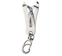 Thread Size Verification Tool, Portable Nut and Bolt Thread Examiner Keychain, Aluminum Alloy & Stainless Steel, Quick Precise Measurement, DIY and Professional Use