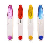 Thread Snips Sewing Snippers 4pcs Cross Stitch Scissors Plastic Handle Cutters Clippers for Travel Tailor Seamstress Fishing Clothes Embroidery Craft