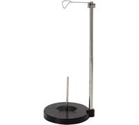 Thread Spool Holder, Embroidery Cone Stand, Black Sewing Organizer, Single Rack, Heavy Metal Base Support, Stable Guide Tool for Machines, Craft Accessory Women, Girls Room Table, Stitching Supplies