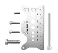 Thread - Stainless Steel Double-Sided Ruler - Nut Bolt Length Size Checker - for Technicians Mechanics Metalworking Woodworking Plumbing Crafts Projects