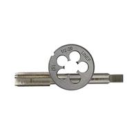 Thread Tap 2pcs UNEF UNF UNC and Die Set High Speed Steel Metal Tapping Tool Set(UNF 3l8 27 2pc Set)