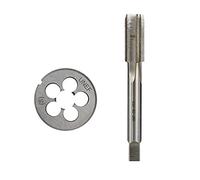 Thread Tap And Die Set 2pcs UN/UNC/UNEF/UNF Right Hand Machine Tap Die HSS Screw Tap Drill Bit-2pcs Set UNEF 3I8-40