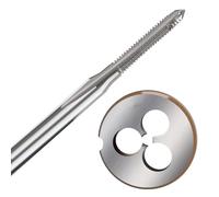 Thread Tap Die Mini Metric Screw Tap Die HSS Steel Micro Machine Tap Drill Bit Hand Threading Tapping Tools,M1.2x0.25,Tap And Die Set