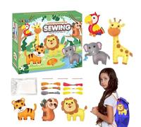 Thread Toy - Sewing Set for Beginners - Plush Pads, Sewing Mini Craft Set, Sewing Kit for Beginners, DIY Learning to Sewing Project, Gift for Girls, Boys