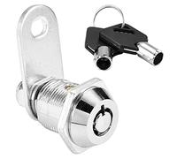 Thread Tubular Cam Lock 16mm Zinc Alloy Security Mailbox Lock with 2 Keys Cylinder Lock for Cabinet Drawer Door Cupboard Letterbox (28mm)