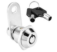 Thread Tubular Cam Lock 16mm Zinc Alloy Security Mailbox Lock with 2 Keys Cylinder Lock for Cabinet Drawer Door Cupboard Letterbox (17mm)