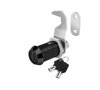 Thread Tubular Cam Lock, Zinc Alloy Mailbox Lock Cabinet Cylinder Lock for Door Drawer Cupboard Letterbox with Keys Alike(30mm)
