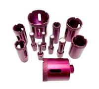 Thread Vacuum Brazed Dry Diamond Drilling Core Bits Ceramic Tile Hole Saw Granite Marble Porcelain Brick Drill Bit Tools 1pc(16mm)