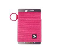 Thread Wallets Ultra Slim Card Holder Wallet - Slim Wallet for Men & Women - Minimalist Wallet - Small Wallet, Magenta, One Size, Casual