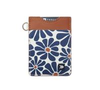 Thread Wallets Ultra Slim Minimalist Card Holder Wallet, Emmeline Navy, Casual