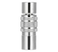 Thread Water Stop Valve, Horizontal Brass Cooling System Valve, G1/4in Bidirectional Shut - Off Valve with Chrome Plating for Computer Water Cooling Loop