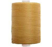 Threadart 100% Cotton Thread | for Quilting, Sewing, and Serging | 1000M Spools 50/3 Weight | Old Gold 729