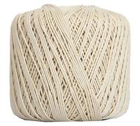 Threadart 100% Pure Cotton Crochet Thread - Natural - Size 10 and 3 - Singles and Bulk Packs Available - Size 3 - Color 2