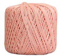 Threadart 100% Pure Cotton Crochet Thread - Size 3 - Color 4 - LT Pink - Size 10 and 3 - Singles and Bulk Packs Available