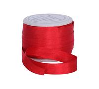 Threadart 100% Pure Silk Ribbon - 3 Sizes - Dozens of Colors - Red - 7mm No. 539