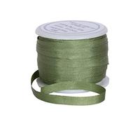 Threadart 100% Pure Silk Ribbon - 3 Sizes - Dozens of Colors - Sage Green - 4mm No. 633