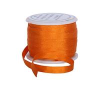 Threadart 100% Pure Silk Ribbon - 4mm Orange - No. 705-3 Sizes - 50 Colors