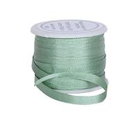 Threadart 100% Pure Silk Ribbon - 4mm Seafoam Green - No. 618-3 Sizes - 50 Colors