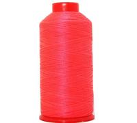 Threadart Heavy Duty Bonded Nylon Thread - 1650 yards (1500m) - Coated No Unravel - #69 T70 Size 210D/3 - For Upholstery, Leather, Vinyl, Weaving Hair, Denim, and Other Heavy Fabric - Neon Pink
