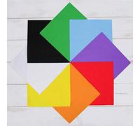Threadart Premium Felt Precut Sheets - 8 Big 12" x 12" Squares - Rainbow Colors | Soft Wool-Like Feel | 1.2mm Thick Fabric for DIY Crafts, Sewing, Crafting Projects | Compatible with Cricut Maker