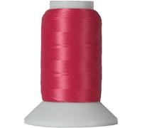 Threadart Stretchy Wooly Serger Thread - 1000m Spools - Nylon Thread for Swimwear, Lingerie, Knits - Dark Pink - Color 9210