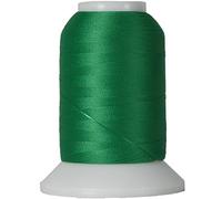 Threadart Stretchy Wooly Serger Thread - 1000m Spools - Nylon Thread for Swimwear, Lingerie, Knits - Green - Color 9158