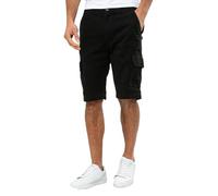 Threadbare Bute Men's Cotton Casual Sweat Shorts, Bute - Black, 36W