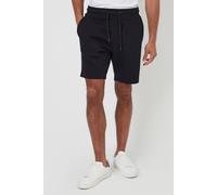 Threadbare Men's 'Bergamot' Fleece Shorts - Black Black