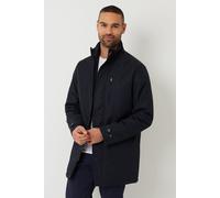 Threadbare Men's 'Broxburn' Showerproof Funnel Neck Lightweight Mac in Navy | Size: XL Threadbare Navy XL