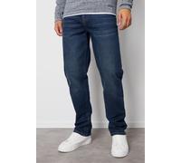 Threadbare Men's 'Canterbury' Straight Fit Jeans With Stretch in Mid Blue | Size: 32R Threadbare Mid Blue 32R
